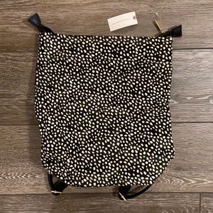 NWT Anthropologie Backpack Purse Spotted Faux Calf Hair Adjustable Straps